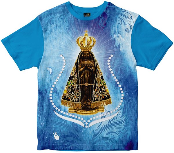 Camiseta Nossa Senhora Aparecida Rainha do Brasil