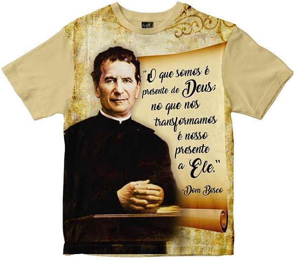 Camiseta Dom Bosco presente de Deus Rainha do Brasil