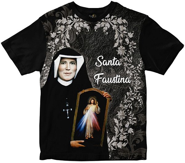 Camiseta Santa Faustina Rainha do Brasil