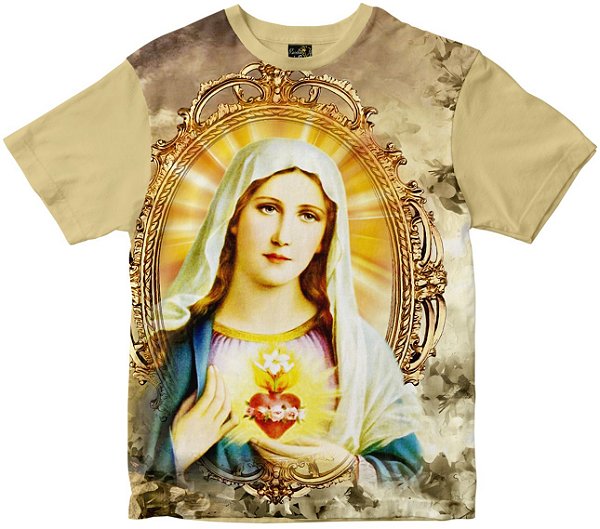 Camiseta Sagrado Coração de Maria Rainha do Brasil