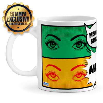 Caneca Personalizada Meu Mais Sincero Ah Tá!