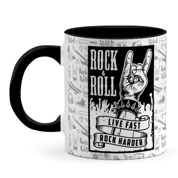 Caneca Personalizada Rock And Roll