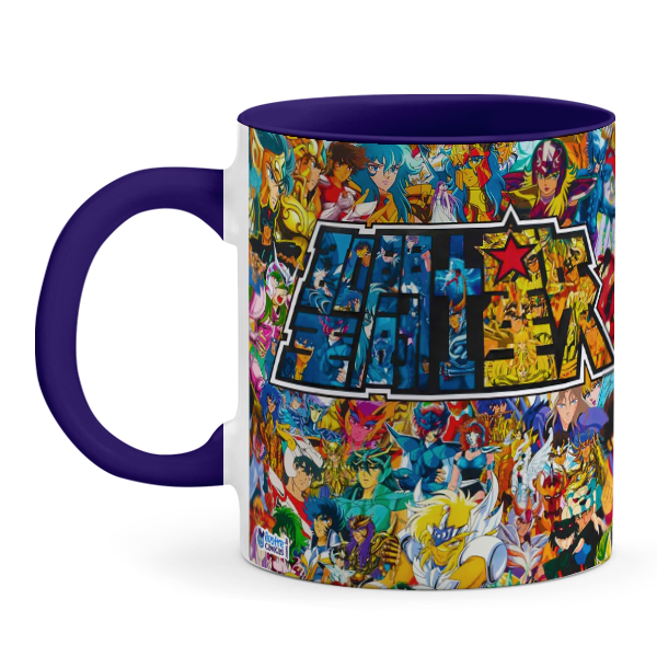 Caneca Cavaleiros do Zodíaco Saint Seiya