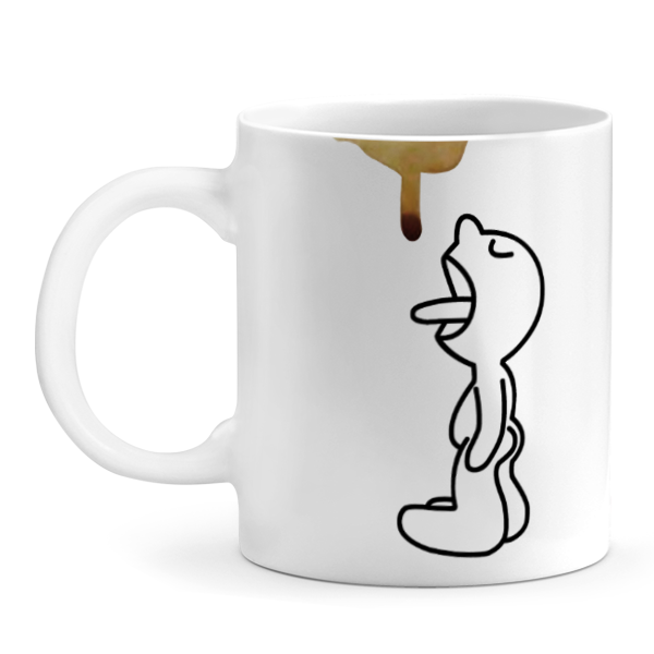 Caneca engraçada Mr. P vários modelos, em cerâmica 325ml