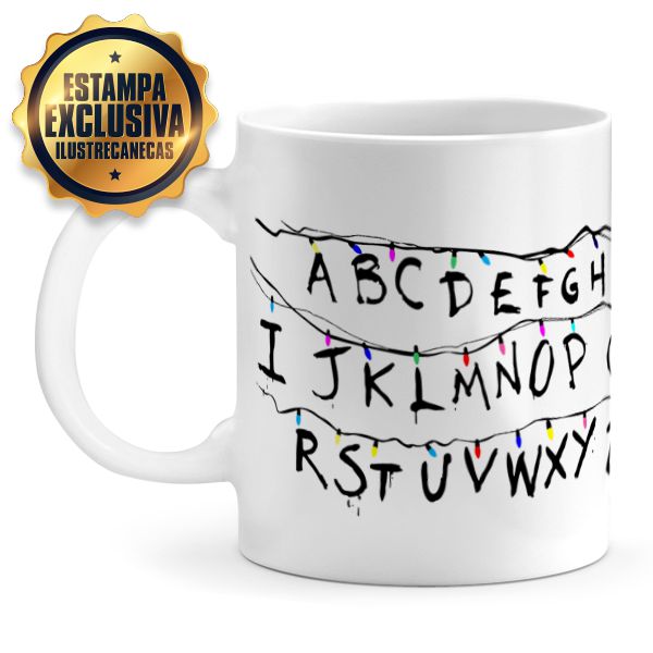 Caneca Personalizada Stranger (Alfabeto)