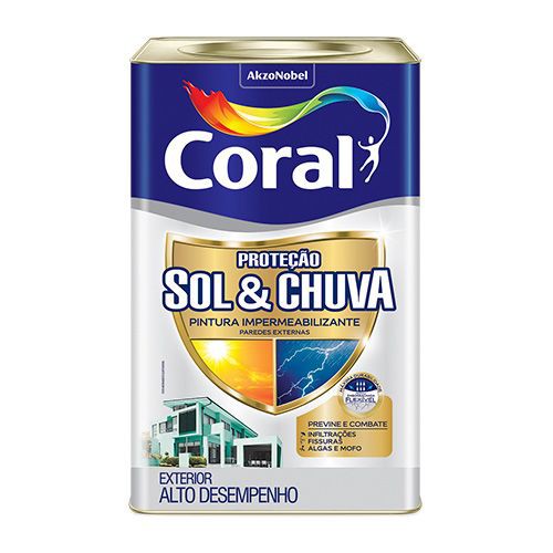 TINTA CORAL PINTURA EMBORRACHADA 18LTS- ESCOLHA AS CORES