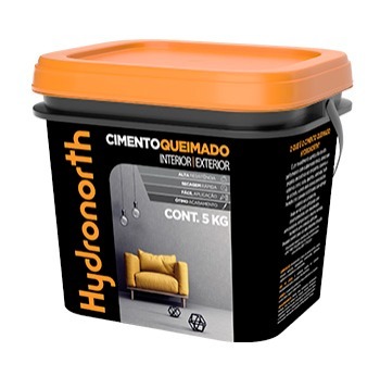 CIMENTO QUEIMADO PRONTO HYDRONORTH CINZA CRONOS 5KG