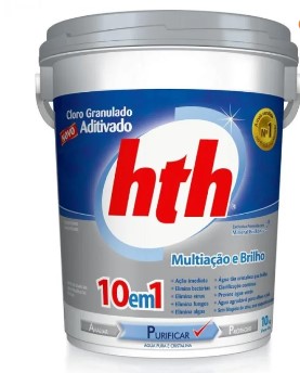 HTH CLORO 10 EM 1 BALDE 10KG