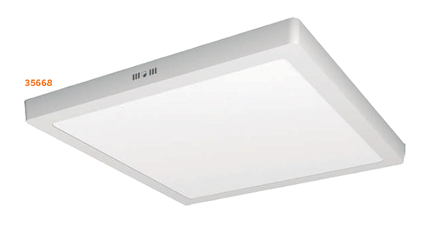 PLAFON LED 24W 6500K SOBREPOR LUZ BRANCA