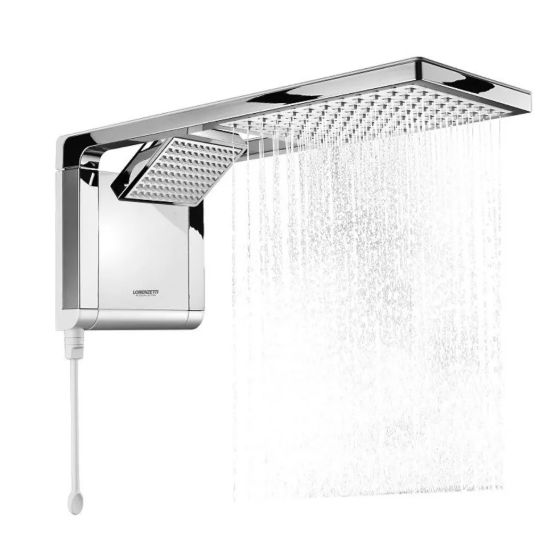 CHUVEIRO LORENZETTI ACQUA DUO BRANCO/CROMADO 220V 7800W
