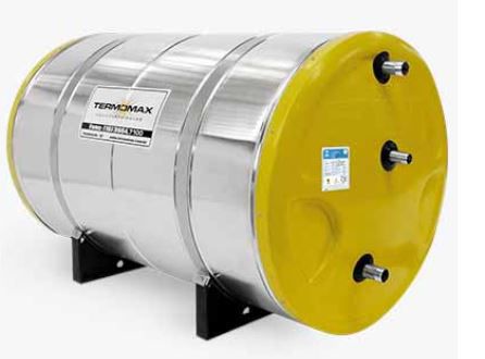 RESERVATÓRIO TÉRMICO SOLAR BOILER TERMOMAX BAIXA PRESSÃ0 5 MCA EM AÇO INOX 304 500LTS NÍIVEL/DESNIVEL C/RESISTÊNCIA 3000W