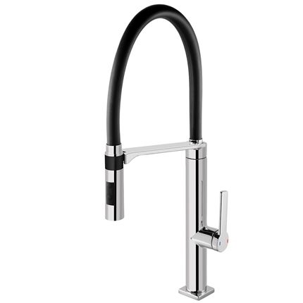 MISTURADOR MONOCOMANDO PARA COZINHA DOCOL PRETO 695757