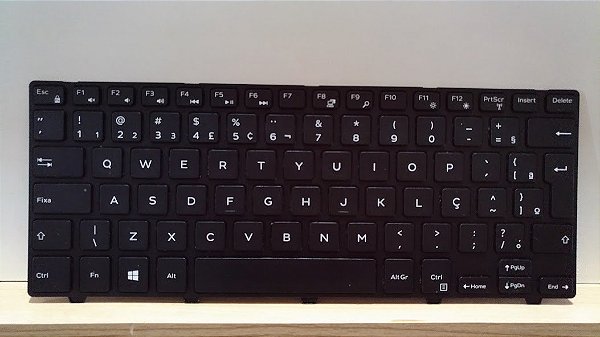 Teclado Para Notebook Dell Vostro 14-3468 Abnt2 Br Com Ç