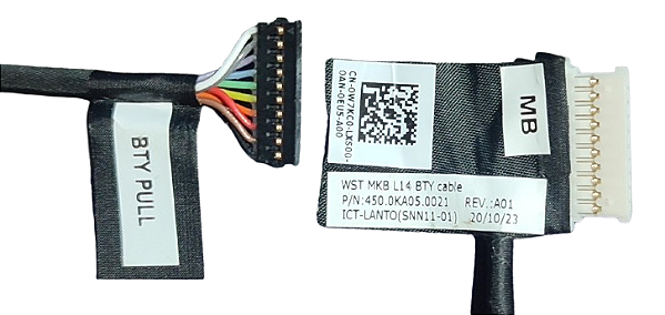 Cabo original p/ bateria Dell Latitude 3410 3510- 0w7kc0