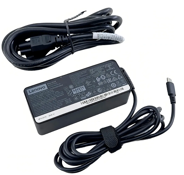 carregador novo lenovo tipo c com led