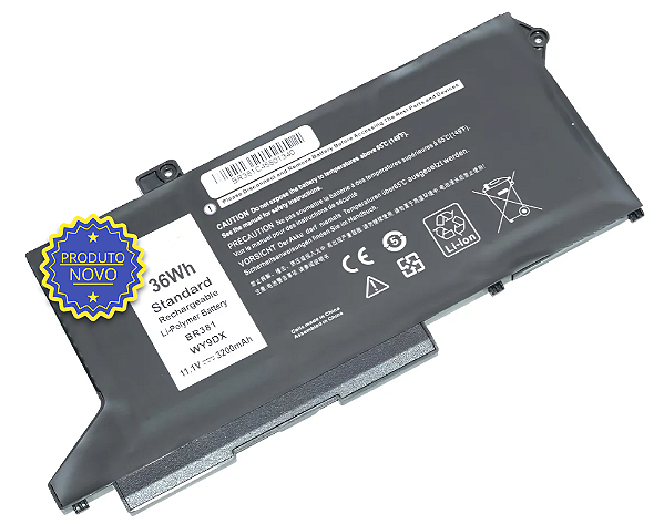 Bateria nova para not Dell Latitude 5420 wy9dx 11.1v 3200mAh tipo A
