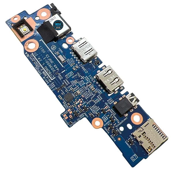 Placa auxiliar Filha Leitor Cartão/áudio/usb/rj-45 Dell Latitude 3420