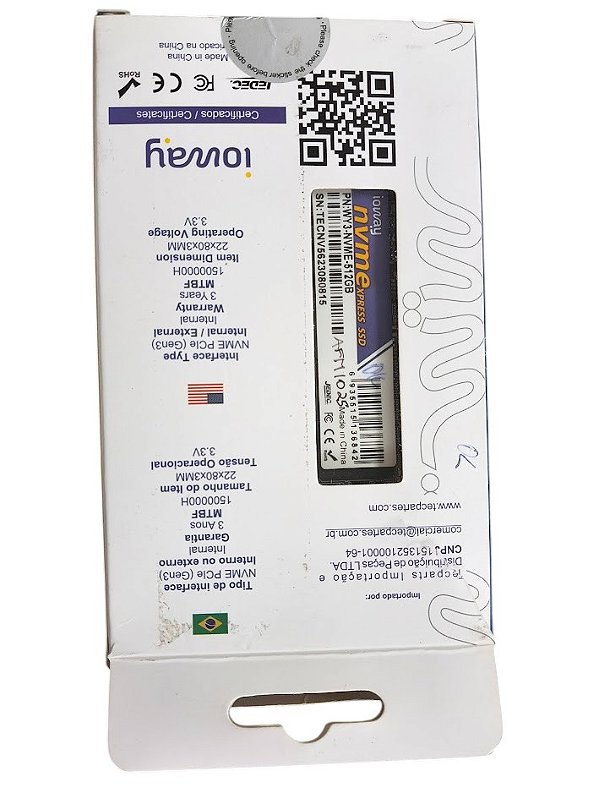 Ssd 512gb M.2 Nvme Pcie 2280 Gen3 Ioway