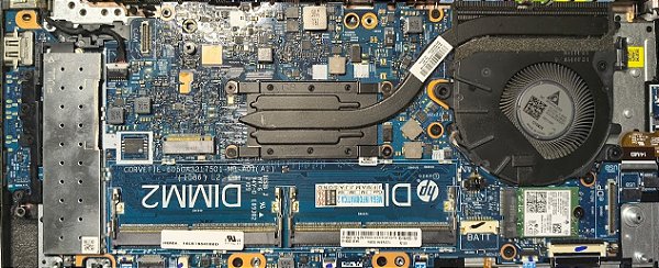 placa mãe p/ not. hp elitebook 840 g8 i5 1145g7 íris Xe