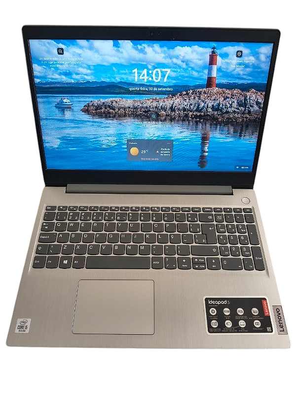 Notebook Lenovo Ideapad 3i I5 10ª ger. 12gb 256gb Ssd Win11