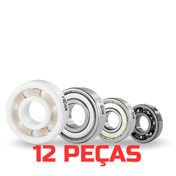 COMBO 12 UNIDADES ROLAMENTO 683 - 3x7x3 VICAN