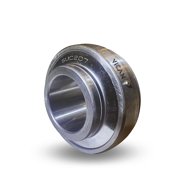 ROLAMENTO UC 207 ZZ HÍBRIDO DE CERÂMICA (BLINDADO) 35x72x42,9 VICAN