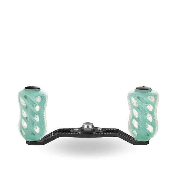 MANIVELA GOMEXUS 95MM CARBON SWEPT CARRETILHA TPE KNOB SKELETON