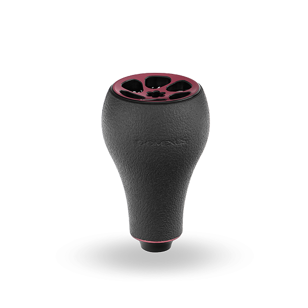 KNOB GOMEXUS TPE POWER RUBBER CARRETILHA E MOLINETE 2500 A 5000 - 30MM - BLACK & RED DISCONT