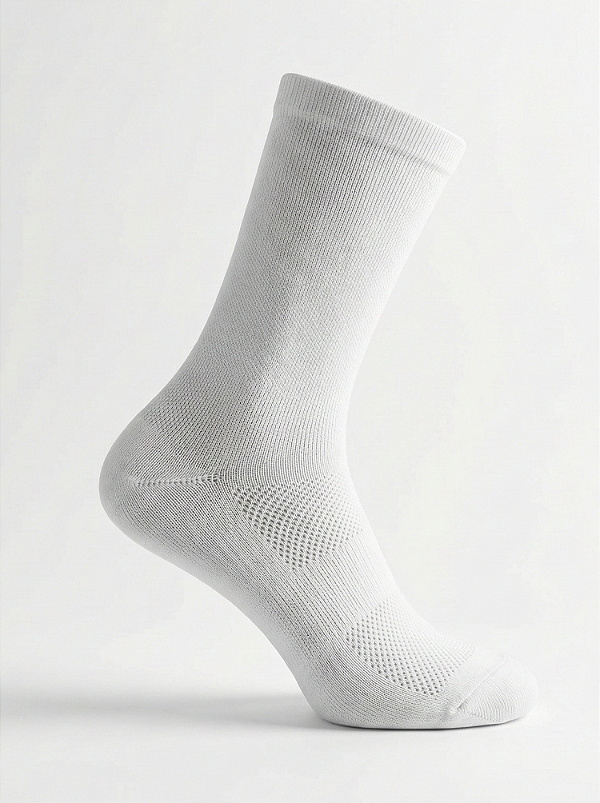 MEIA DE COMPRESSÃO CANO MÉDIO BRANCA 34 AO 39