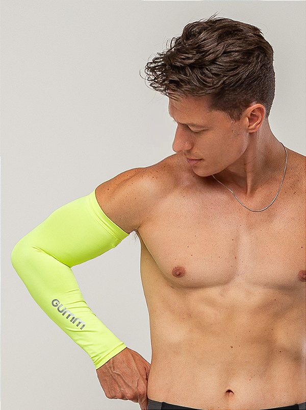 MANGUITO SPORT PROTECTION UV AMARELO FLÚOR MASCULINO