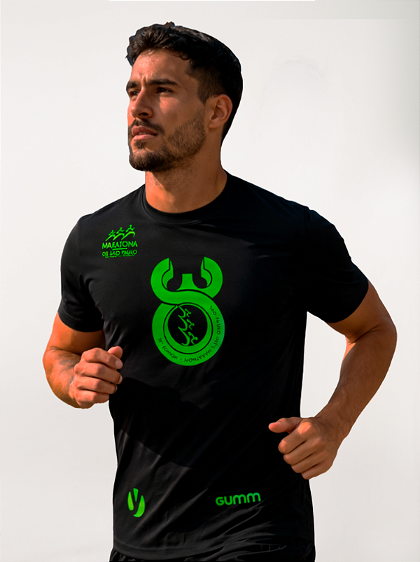 CAMISETA COMEMORATIVA MARATONA DE SÃO PAULO 2026 MASCULINO
