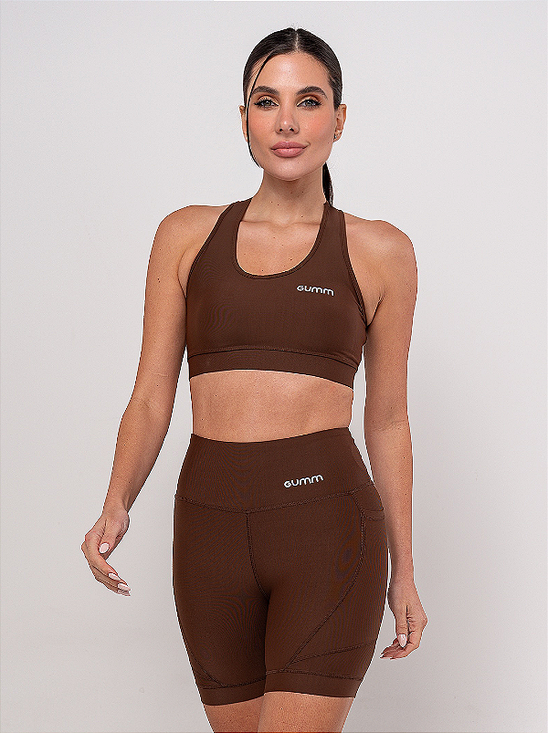 SHORT FEARLESS W CÓS-ALTO CHOCOLATE FEMININO
