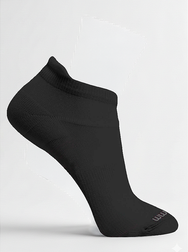 MEIA CANO CURTO RUNNER PRETO 38 AO 43