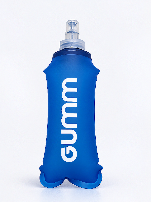 GARRAFA DOBRÁVEL SOFT FLASK 350ML ANTIVAZAMENTO - AZUL ROYAL