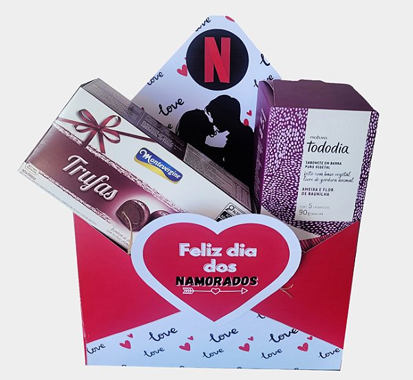 Caixa Envelope Namorados