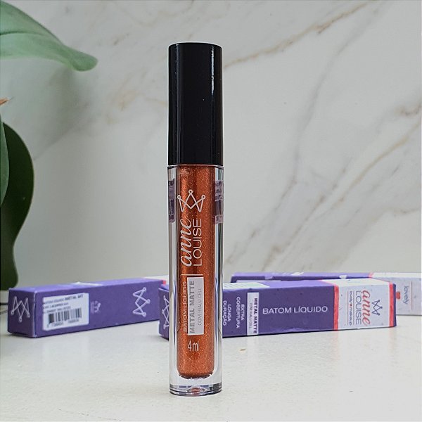 BATOM LÍQUIDO METAL MATTE 4ML COR 01 #COPPER