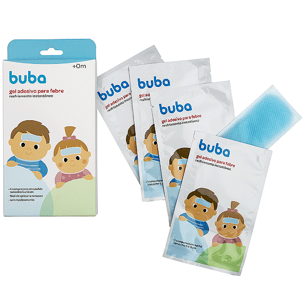 Compressa refrescante para febre buba