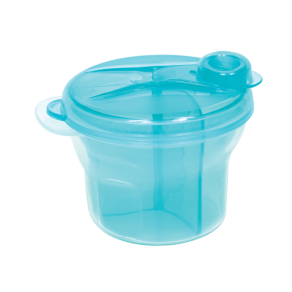 Porta leite em pó com divisória buba azul