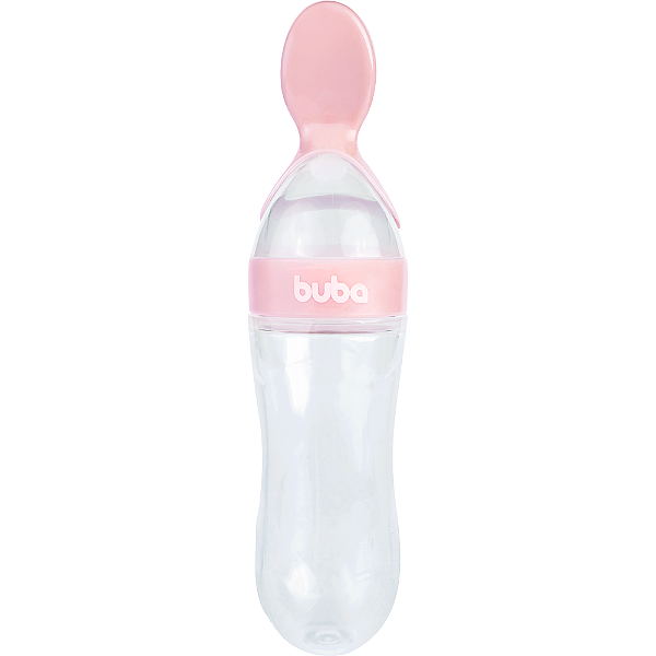 Colher dosadora para leite materno e papinha buba rosa