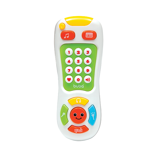 Brinquedo controle remoto musical buba