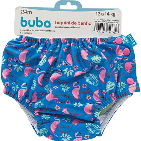 Biquíni reutilizável de piscina Flamingo