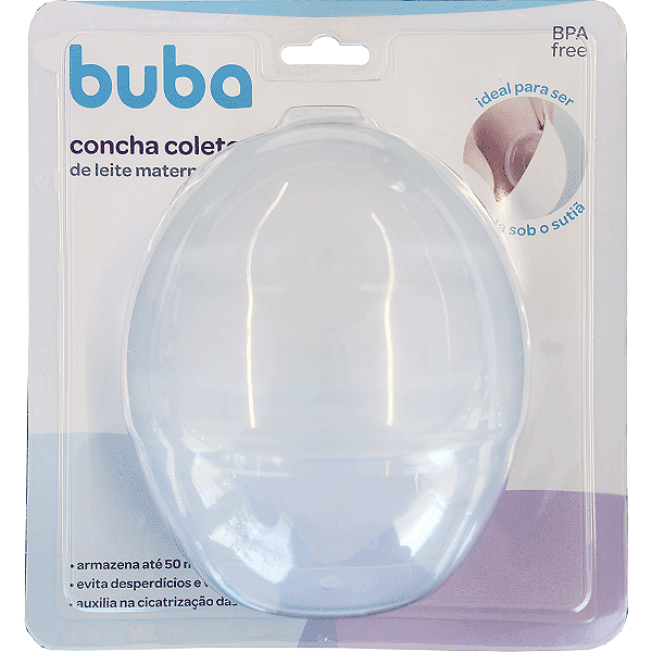 Concha coletora de leite materno buba