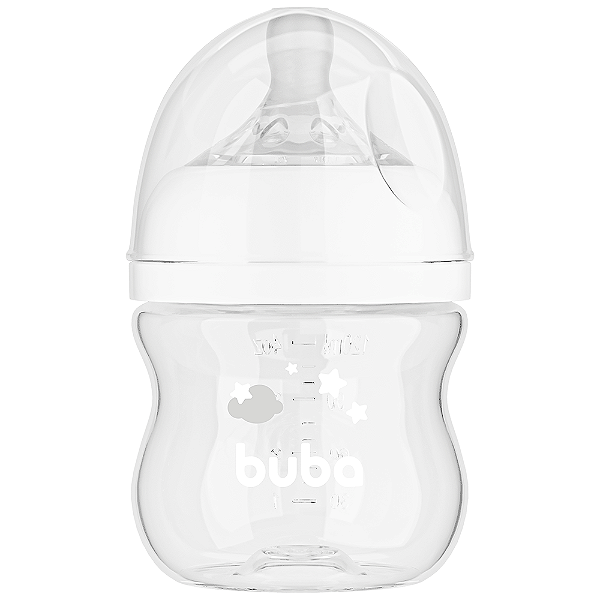 Mamadeira Easy flow nuvem branca 120 ml buba