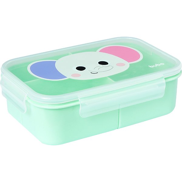 Lunchbox/ marmita com divisorias buba zoo elefante