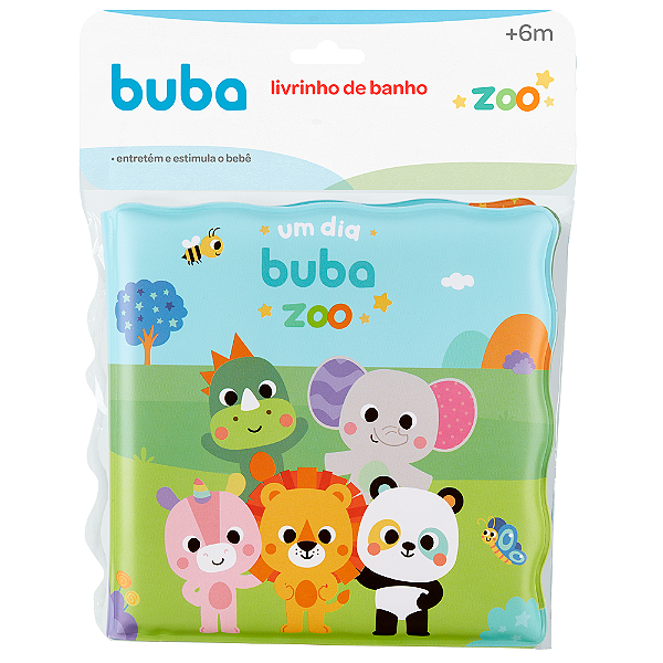 Livrinho de banho buba zoo