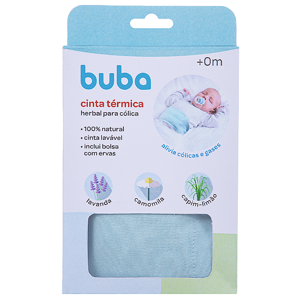 Cinta termica herbal para colica azul buba