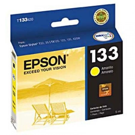 Cartucho de Tinta Epson Durabrite Ultra T133420 Amarelo Original