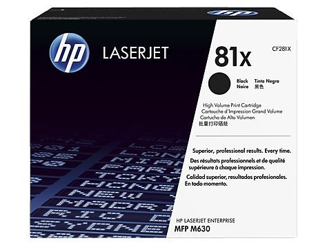 Toner HP LaserJet  81X Preto CF281X Original