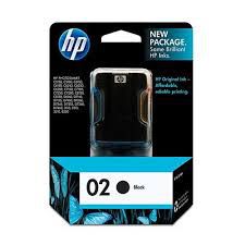 Cartucho HP 02 preto 10ml C8721WL Original