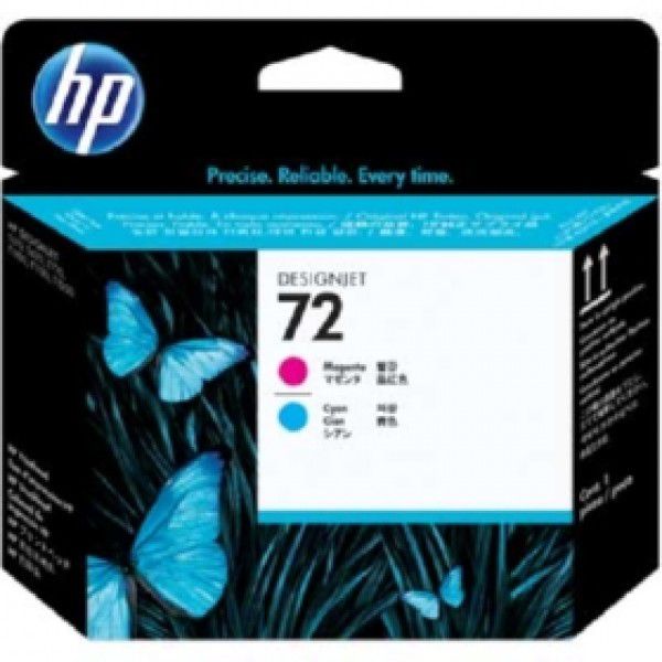 Cabeça de impressão HP 72 magenta/ciano C9383A Original